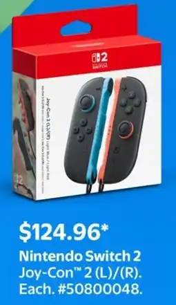 Walmart Nintendo Switch 2 Joy-Con offer