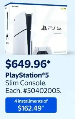 Walmart PlayStation 5 Slim Console offer