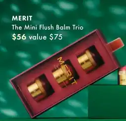 Sephora MERIT The Mini Flush Balm Trio offer