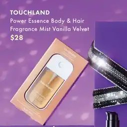 Sephora TOUCHLAND Power Essence Body & Hair Fragrance Mist Vanilla Velvet offer