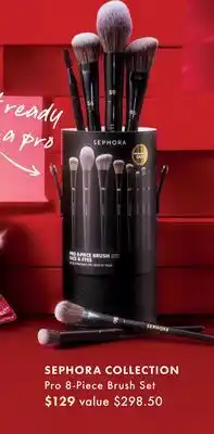 Sephora SEPHORA COLLECTION Pro 8-Piece Brush Set offer