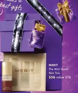Sephora MERIT The Mini Great Skin Trio offer