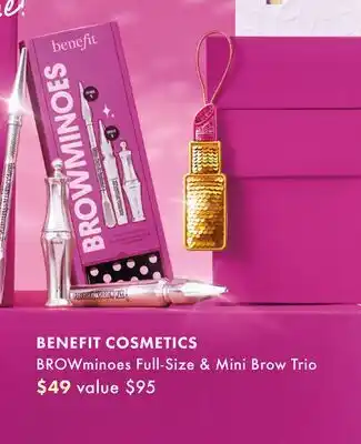 Sephora BENEFIT COSMETICS BROWminoes Full-Size & Mini Brow Trio offer