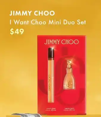 Sephora JIMMY CHOO I Want Choo Mini Duo Set offer