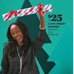 Giant Tiger Lurex sequin sweater offer