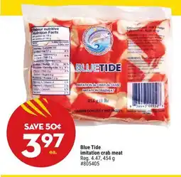 Giant Tiger Blue Tide imitation crab meat offer