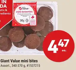 Giant Tiger Giant Value mini bites offer