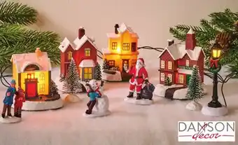 Giant Tiger 12 piece light-up village set offer