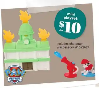 Giant Tiger mini playset offer