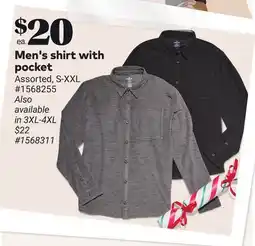 Giant Tiger Men's shirt with pocket offer