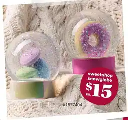 Giant Tiger sweetshop snowglobe offer