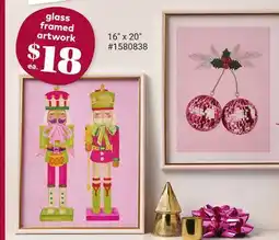 Giant Tiger glass framed artwork offer