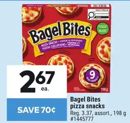 Giant Tiger Bagel Bites pizza snacks offer