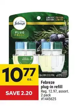 Giant Tiger Febreze plug‐in refill offer