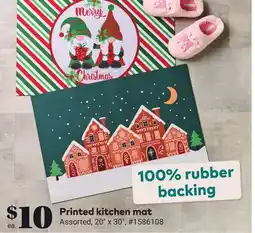 Giant Tiger Printed kitchen mat offer