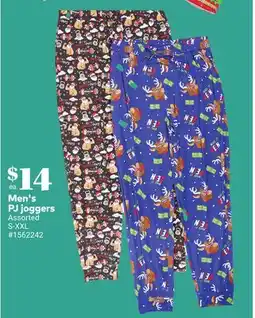 Giant Tiger Men's PJ joggers offer