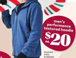 Giant Tiger men's performance textured hoodie offer