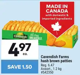 Giant Tiger Cavendish Farms hash brown patties offer