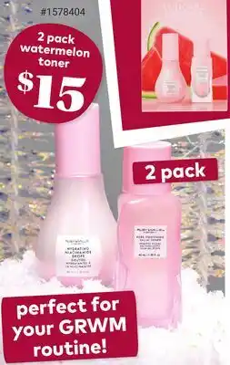 Giant Tiger 2 pack watermelon toner offer