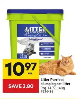 Giant Tiger Litter Purrfect clumping cat litter offer