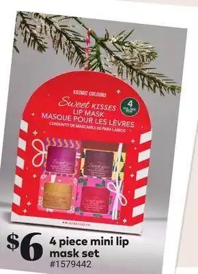 Giant Tiger 4 piece mini lip mask set offer