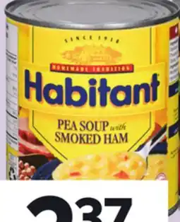 Giant Tiger Habitant soup offer