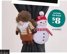 Giant Tiger curtain tie-back offer