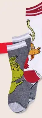 Giant Tiger Boys licensed 3 pack socks offer