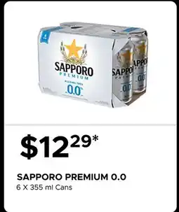 The Beer Store SAPPORO PREMIUM 0.0 offer