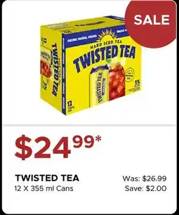 The Beer Store TWISTED TEA offer