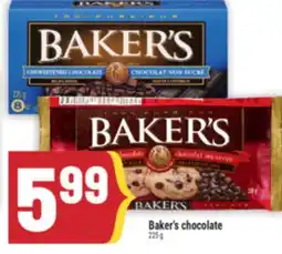 Marché Adonis Baker's chocolate offer