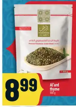Marché Adonis Al'ard thyme offer