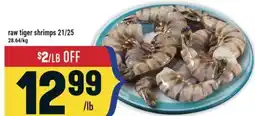 Marché Adonis Raw tiger shrimps 21/25 offer