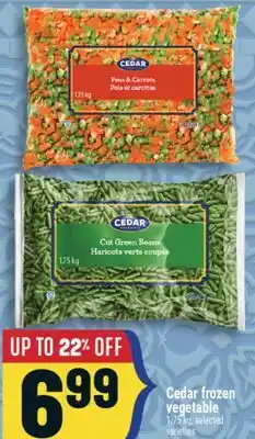 Marché Adonis Cedar frozen vegetable offer
