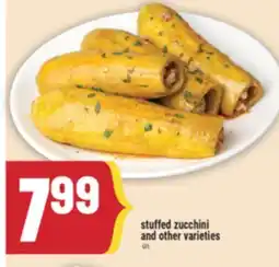 Marché Adonis Stuffed zucchini and other varieties offer