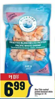 Marché Adonis Blue Tide cooked peeled deveined white shrimps 61-70 offer