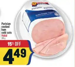 Marché Adonis Parisian cooked ham cold cuts Halal offer