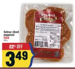 Marché Adonis Solmaz sliced pepperoni Halal offer