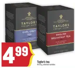 Marché Adonis Taylor's tea offer