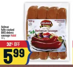 Marché Adonis Solmaz fully cooked BBQ debrez sausage Halal offer