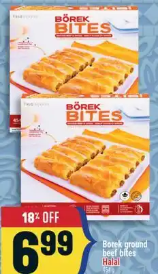Marché Adonis Borek ground beef bites Halal offer