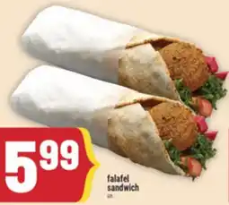 Marché Adonis Falafel sandwich offer