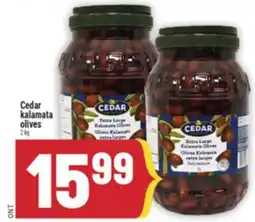 Marché Adonis Cedar kalamata olives offer