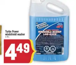 Marché Adonis Turbo Power windshield washer offer