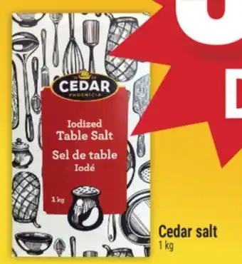 Marché Adonis Cedar salt offer