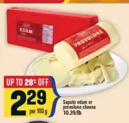 Marché Adonis Saputo edam or provolone cheese offer