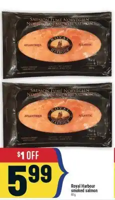 Marché Adonis Royal Harbour smoked salmon offer