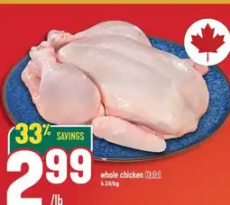 Marché Adonis Whole chicken Halal offer