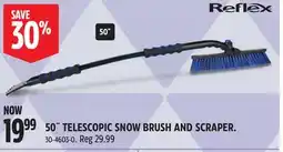 Canadian Tire 50˝ TELESCOPIC SNOW BRUSH AND SCRAPER offer