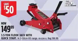 Canadian Tire 3.5-TON FLOOR JACK WITH QUICK START offer